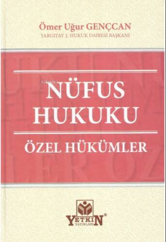 Nüfus Hukuku Özel Hükümler - 1