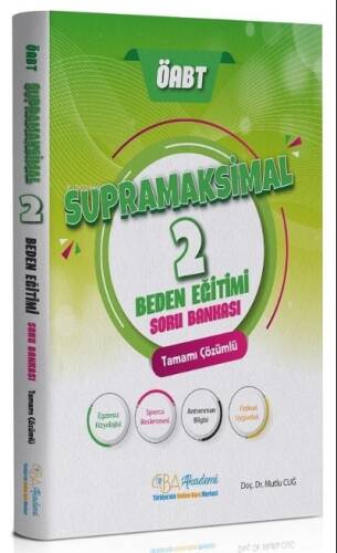 ÖABT Beden Eğitimi Supramaksimal-2 Soru Bankası Çözümlü - 1