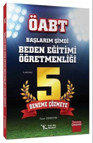 ÖABT BESYO Başlarım Şimdi Beden Eğitimi 5 Deneme Çözmeye - 1