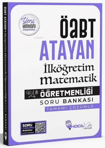 ÖABT İlköğretim Matematik Öğretmenliği Atayan Soru Bankası Çözümlü - 1