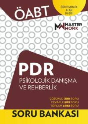 ÖABT - PDR - PSİKOLOJİK DANIŞMA VE REHBERLİK - SORU BANKASI - 1