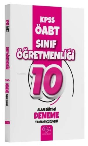 ÖABT Sınıf Öğretmenliği Alan Eğitimi 10 Deneme Çözümlü - 1