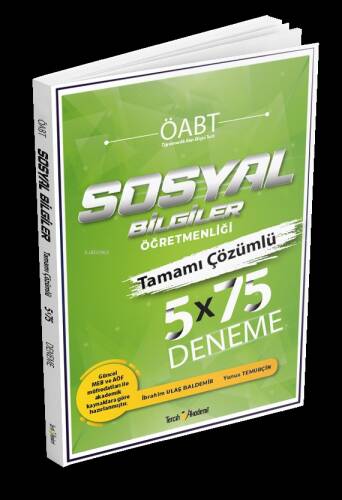 Öabt Sosyal Bilgiler Öğretmenliği Tamamı Çözümlü 5X75 Deneme - 1