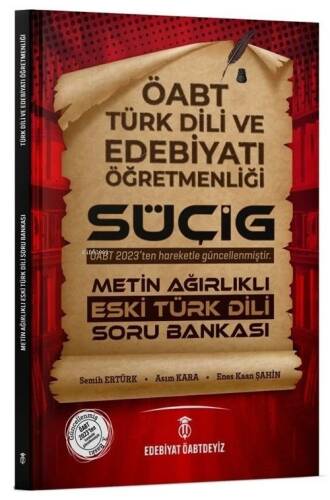 ÖABT Türk Dili Edebiyatı SÜÇİG Metin Ağırlıklı Eski Türk Dili Soru Bankası - 1