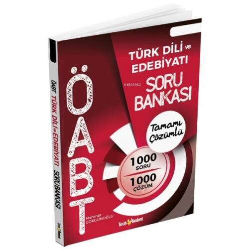 Öabt Türk Dili Ve Edebiyatı Tamamı Çözümlü Soru Bankası - 1