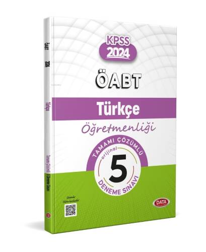 ÖABT Türkçe Öğretmenliği Tamamı Çözümlü 5 Deneme Sınavı - 1