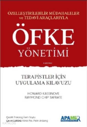 Öfke Yönetimi;Terapistler için Uygulama Kılavuzu - 1