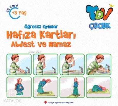 Öğretici Oyunlar Hafıza Kartları - Abdest Ve Namaz 42 Kart - 1