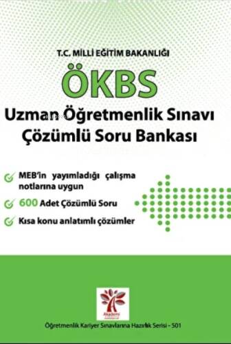 ÖKBS Uzman Öğretmenlik Sınavı Çözümlü Soru Bankası - 1