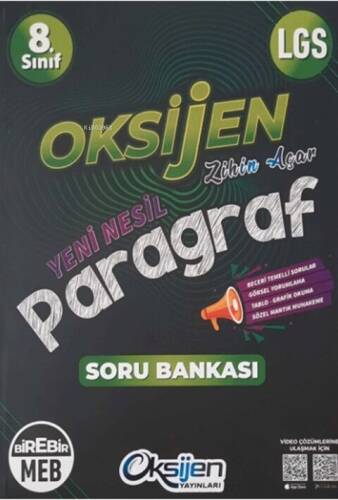 Oksijen 8. Sınıf Paragraf Soru Bankası - 1