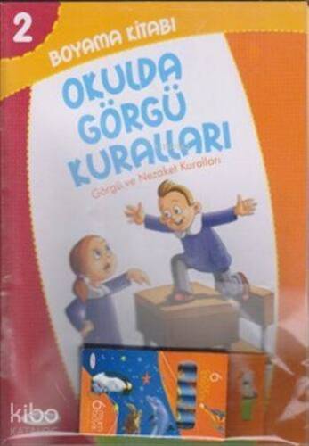 Okulda Görgü Kuralları-Boyama Kitabı 2 - 1