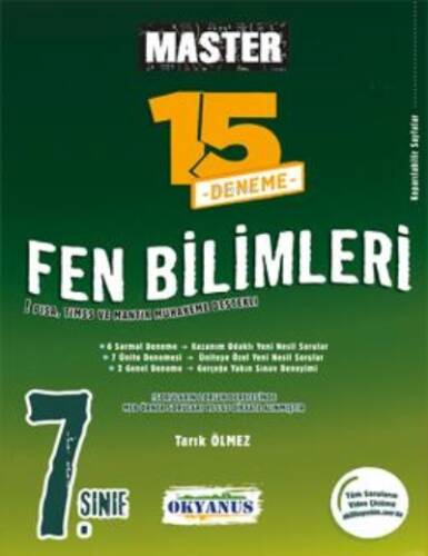 Okyanus 7. Sınıf Master 15 Fen Bilimleri Denemesi - 1