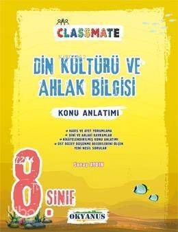 Okyanus Yayınları 8. Sınıf LGS Din Kültürü ve Ahlak Bilgisi Classmate Konu Anlatımı Okyanus Y - 1