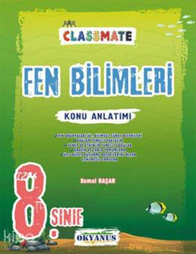 Okyanus Yayınları 8. Sınıf LGS Fen Bilimleri Classmate Konu Anlatımı Okyanus Y - 1