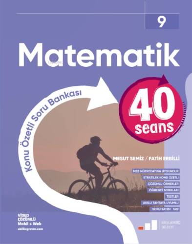 Okyanus Yayınları 9. Sınıf 40 Seans Matematik Soru Bankası - 1