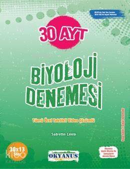 Okyanus Yayınları AYT 30 Biyoloji Denemesi Okyanus Y - 1