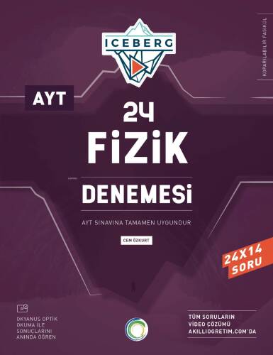 Okyanus Yayınları AYT Fizik 24 İceberg Denemesi - 1