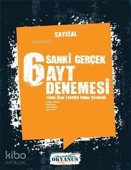 Okyanus Yayınları AYT Sayısal Sanki Gerçek 6 lı Deneme Okyanus Y - 1