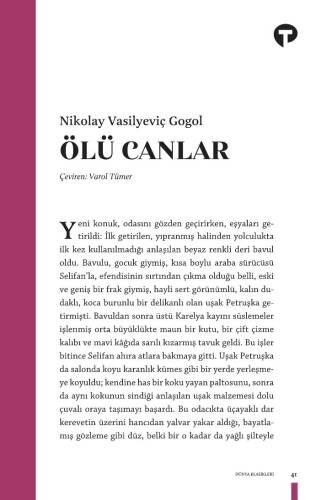 Ölü Canlar - 1