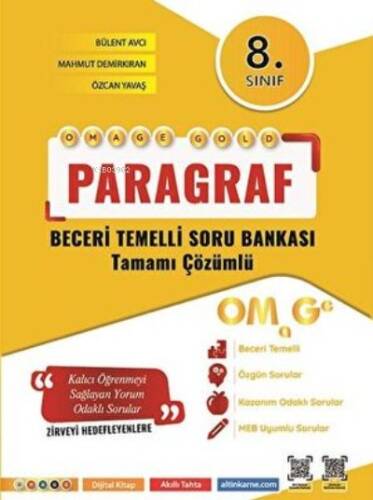 Omage 8. Sınıf Gold Paragraf Soru Bankası - 1