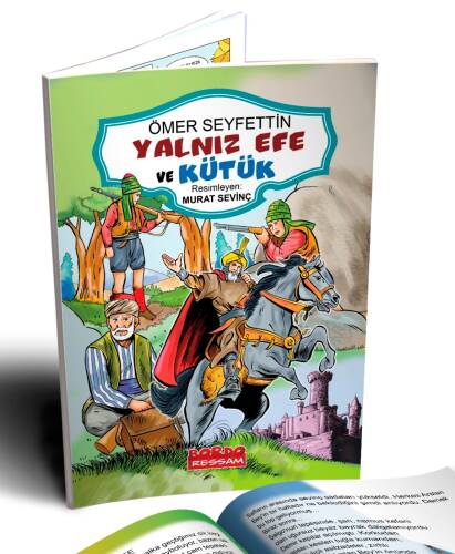 Ömer Seyfettin Hikayeleri Yalnız Efe ve Kütük (Renkli Resimli 1. ve 2. Sınıflara - 6+Yaş) - 1