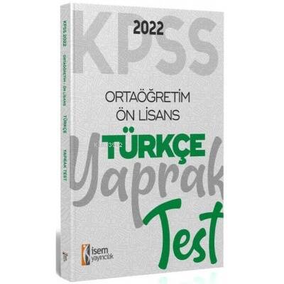 ÖN LİSANS TÜRKÇE ÇEK KOPART YAPRAK TEST - 1