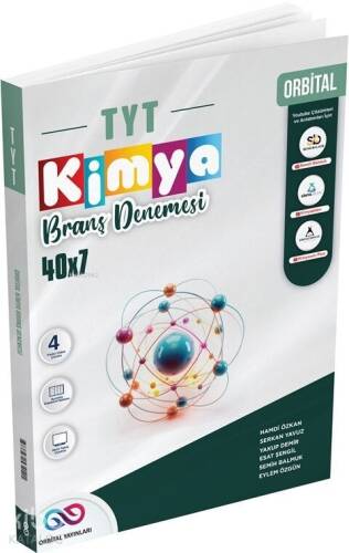 Orbital Yayınları TYT Kimya 40 x 7 Branş Denemeleri - 1