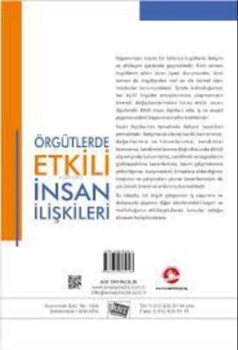 Örgütlerde Etkili İnsan İlişkileri - 1