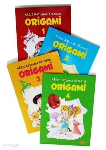 Origami Seti (4 Kitap); Kağıt Katlama Kitabım - 1