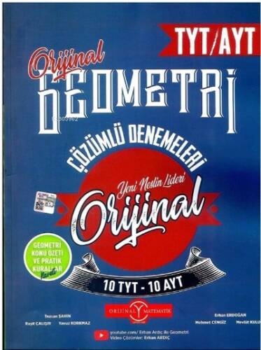 Orijinal Tyt Ayt Deneme 10+10 Geometri - 2022 - 1