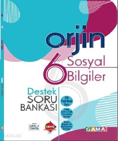 Orjin 6 Sosyal Destek Soru Bankası + 20 Deneme (2 Kitap) - 1