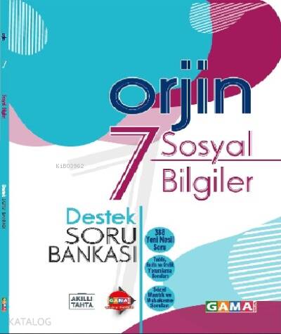 Orjin 7 Sosyal Destek Soru Bankası + 20 Deneme (2 Kitap) - 1