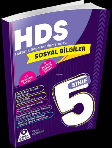 Örnek Akademi 5. Sınıf Sosyal Bilgiler Haftalık Değerlendirme Sınavı HDS - 1