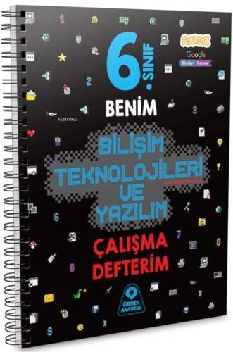 Örnek Akademi 6. Sınıf Benim Bilişim Teknolojileri ve Yazılım Çalışma Defterim - 1