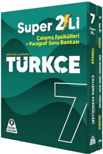 Örnek Akademi 7. Sınıf Süper İkili Türkçe Seti - 1