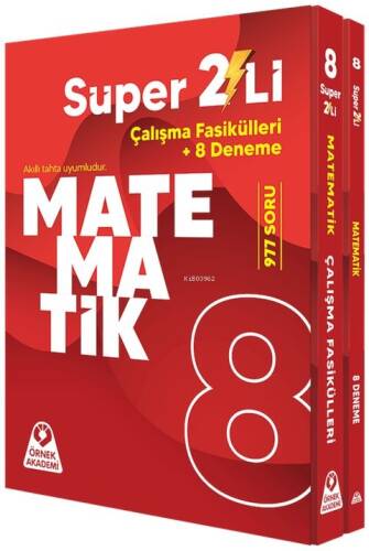 Örnek Akademi 8. Sınıf Süper İkili Matematik Seti - 1