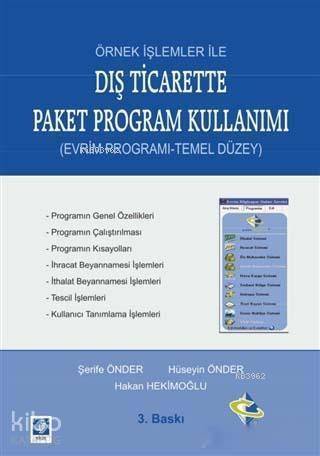 Örnek İşlemler ile Dış Ticarette Paket Program Kullanımı; Evrim Programı - Temel Düzey - 1