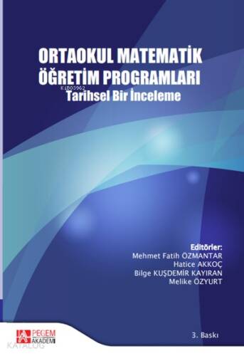 Ortaokul Matematik Öğretim Programları Tarihsel Bir İnceleme - 1