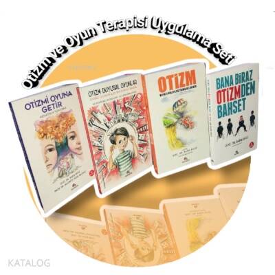 Otizm ve Oyun Terapisi Uygulama Seti (4 Kitap) - 1