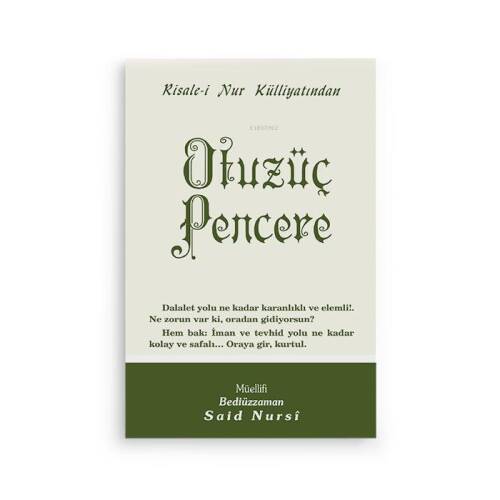 Otuzüç Pencere - 1