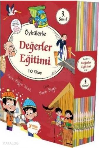 Öykülerle Değerler Eğitimi 10 Kitap; 3.Sınıflar için - 1