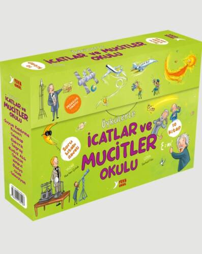 Öykülerle İcatlar Ve Mucitler Okulu Kutulu Set + Soru Kitapçığı - 1