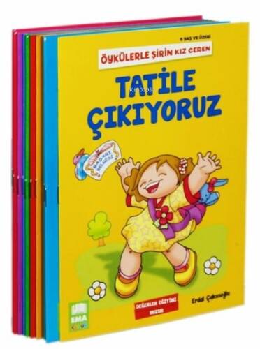 Öykülerle Şirin Kız Ceren (10 Kitap Set) 6 Yaş ve Üzeri Değerler Eğitimi - 1