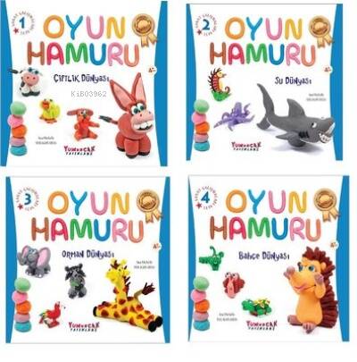 Oyun Hamuru Eğitim Seti-4 Kitap - 1