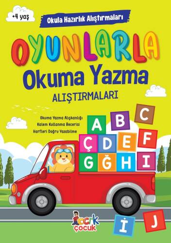 Oyunlarla Okuma Yazma Alıştırmaları;Okula Hazırlık Alıştırmaları - 1