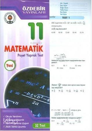 Özdebir 11.Sınıf Poşet Yaprak Test Matematik - 1