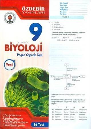 Özdebir 9.Sınıf Poşet Yaprak Test Biyoloji - 1