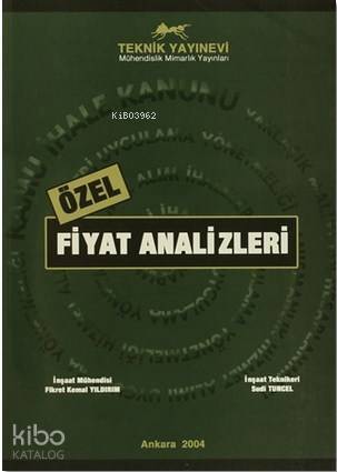 Özel Fiyat Analizleri - 1