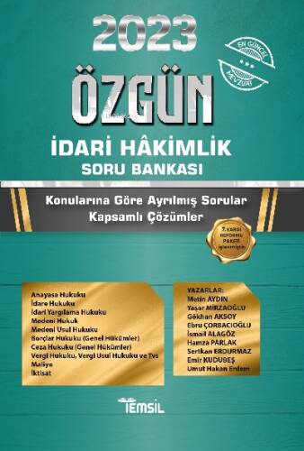 Özgün İdari Hakimlik Soru Bankası - 1