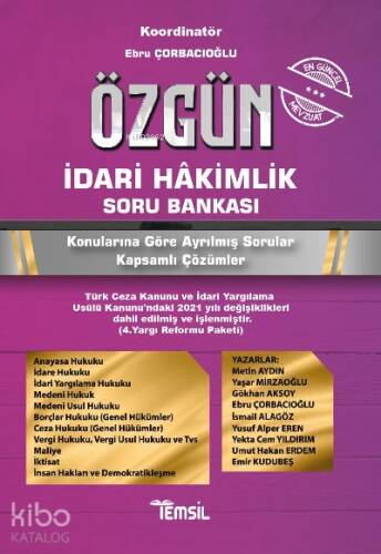 Özgün İdari Hakimlik Soru Bankası - 1